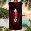 AC Milan Beach Towel Soft Microfiber Summer Towel Quick Dry Absorbent Towel for Beach Swimming Pool Travel