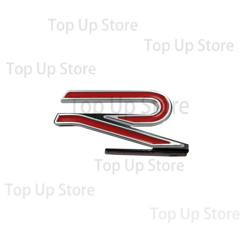 1 шт. 3D Металлическая эмблема с логотипом R, наклейка-значок на решетку радиатора автомобиля для VW CC Rline Polo Golf MK8 Touareg Passat Magotan Аксессуары