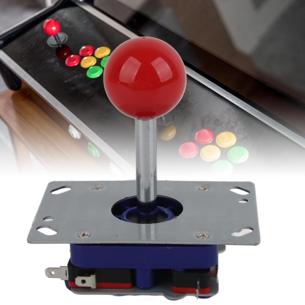 2 Way, 4 Way, 8 Way Game Joystick with Handle, Joystick for Games with Strong Steel Shaft, , Fits Wood and Metal Plates, Game Console