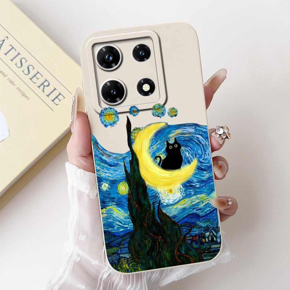 Чехол для Infinix Note 30 Pro, Infinix Note 30i 30 Note30 30Pro 4G, Элегантные Расписные Мягкие Силиконовые Ударопрочные Чехлы для Телефона