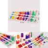 Деревянная фигурка цифры Три в одном Доска для счета Образовательная игрушка Для раннего обучения Дети