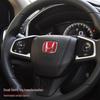 H Красная эмблема для Civic, Fit, CRV, Accord, Odyssey, Crider, Jade: Переднее и заднее рулевое колесо
