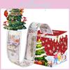 Tree Christmas Red Paper Money Box For Festive Party Celebration And Decoration