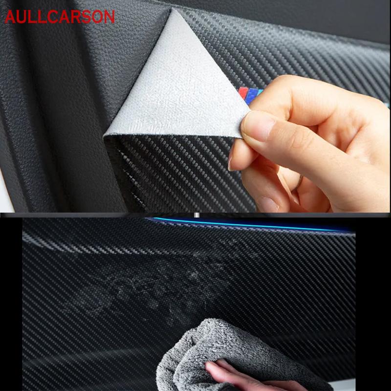Для Changan Unik Uni-k 2022 2023 дверная противоударная накладка, защитные наклейки, углеродное волокно, внутренняя боковая кромка автомобиля, пленка