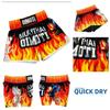 Fire Rooster Muay Thai Kickboxing Boxing MMA UFC Casual Shorts Gym Sport Unisex Men Women Workout Quick Dry Print Elastic High Waist Training