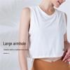 Lightweight Breathable Summer Yoga Vest - Loose Fit, Cool Running Sports T-shirt