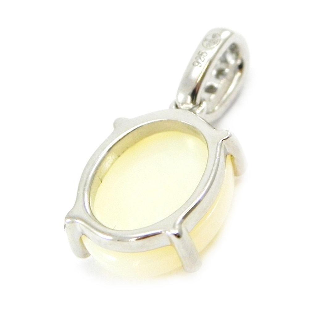 Les Trésors De Lily [I2604] - Серебряный кулон Artisan 'Goddess Opal' серебристо-белый (родиевое покрытие) - 16x8 мм