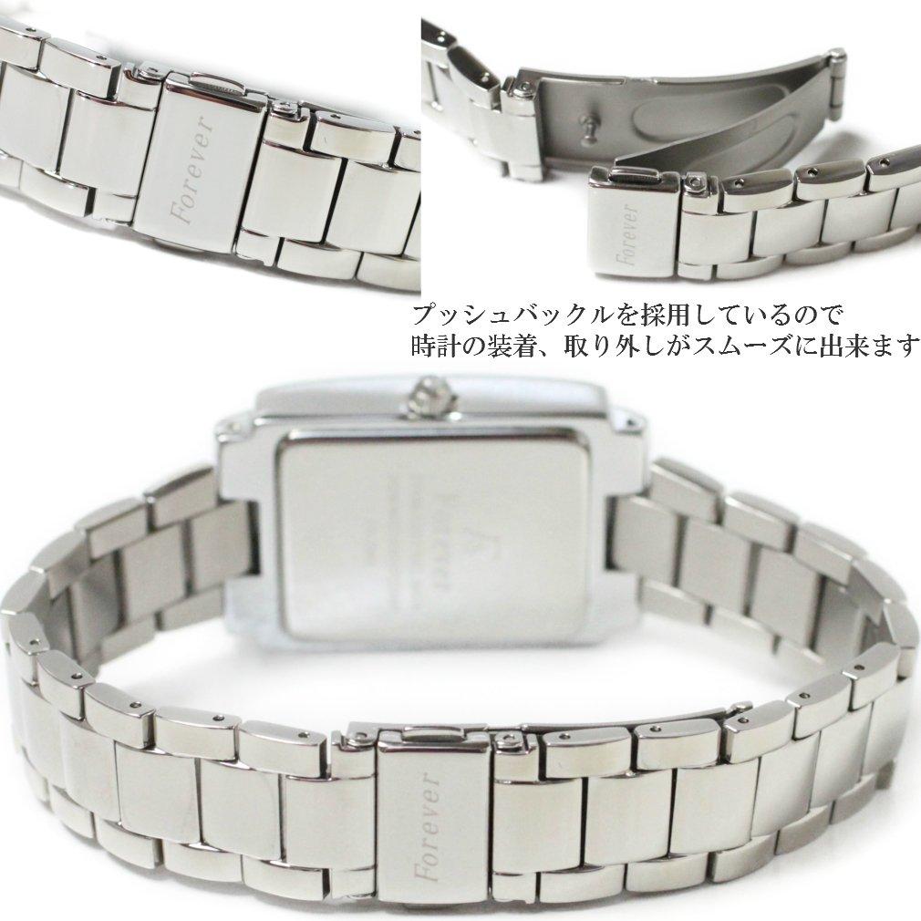 Мужские часы с циферблатом-ракушкой [японский механизм] Белый циферблат с простым инструментом для регулировки ремня Деловые официальные часы FOREVER G2300-2306 (ФГ2301)