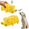 Игрушка для собак «Писклявая свинья» Интерактивная игрушка для жевания собак Резиновая игрушка для собак «Писклявая свинья» для маленьких, средних и больших собак