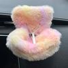 Doll Car Seat with Clip Car Air Vent Safety Belt Design Soft Cushioned Doll Car Decor Auto Accessory