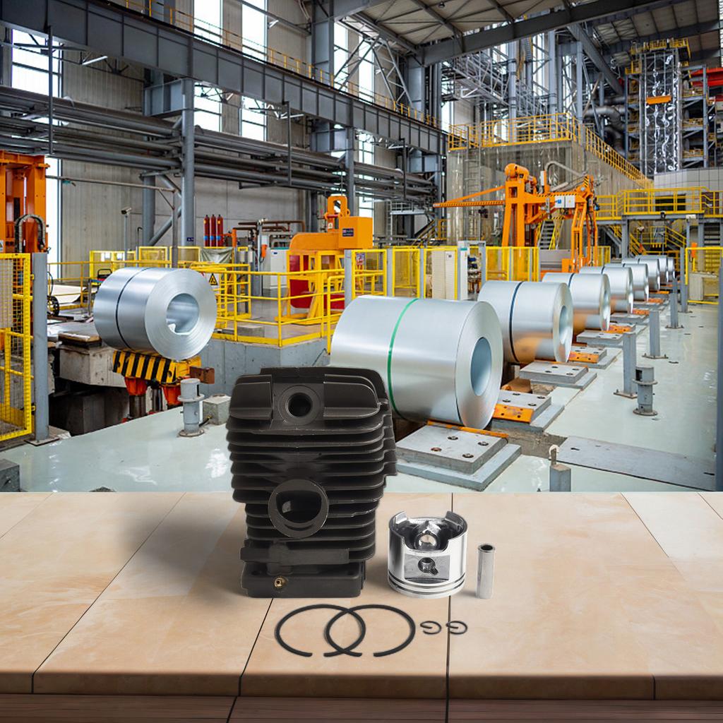 Поршень Цилиндр Бетонорезные Пилы MS390 1127 020 1216 Диаметр 46мм Модели Бензопил MS290 Портативный Легко Установить