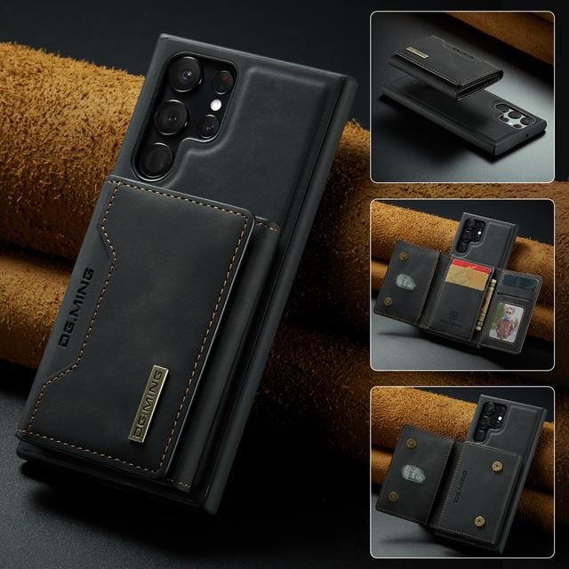 Кожаный магнитный кошелек Folio, съемный чехол с карманом для карт для Samsung S22 Ultra S21 S20 A52 A13 A33 A53 A73 A22 A32 A21s, чехол