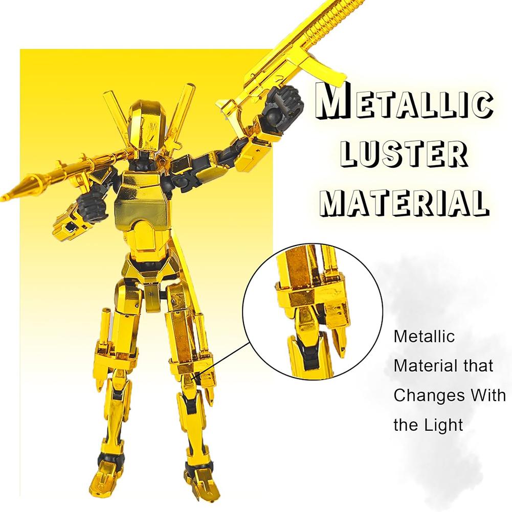 13 Multi-Jointed Action Figures Full Body Mechanical Movable Toy Action Figure Dummy Desk Decoration for Game Lovers
