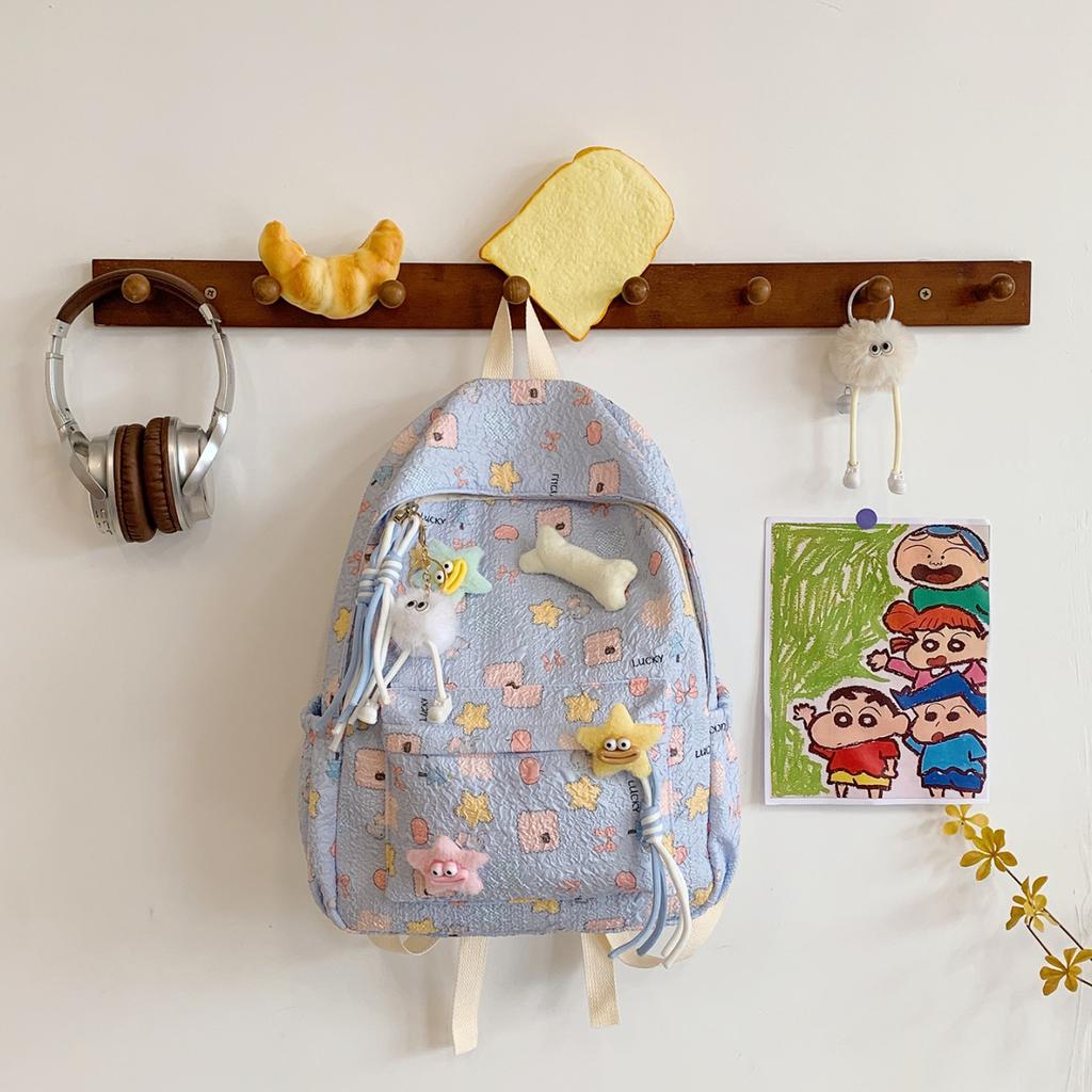 Школьная сумка новая сумка для прогулок по кампусу девочка средняя школа старшая школа колледж рюкзак цветочная школьная сумка милая школьная сумка девочка
