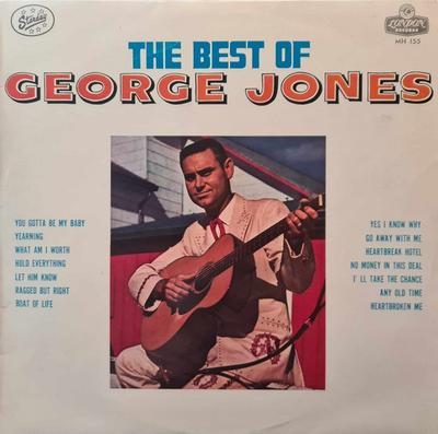 Виниловая пластинка GEORGE JONES The Best Of George Jones MH155 London Records 1964 Япония CountryFolk Б/у