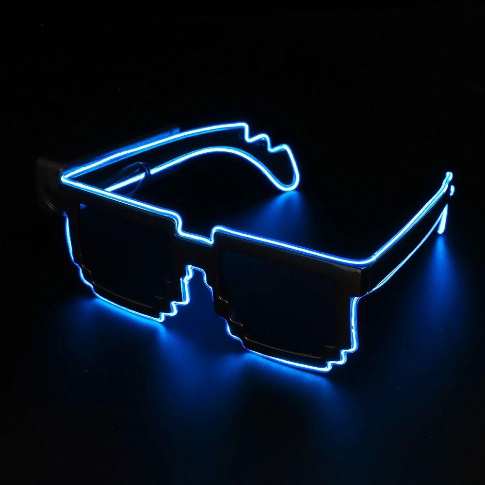 Wireless LED Light-up Glasses Glow In the Dark Flashing Glasses for Adult Kids