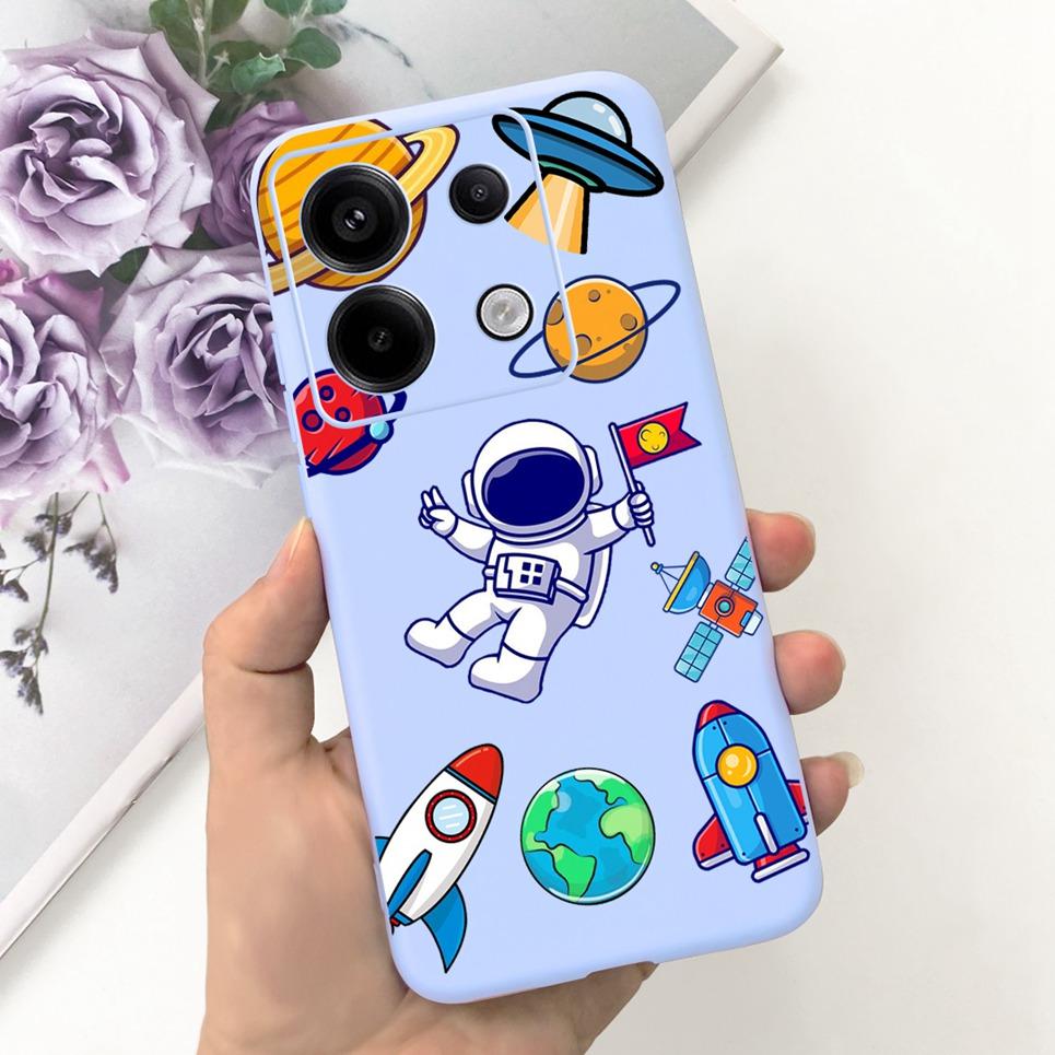 For Xiaomi Poco X6 Pro 5G Phone Case Xiaomi Poco M6 Pro 4G Back Cover Cartoon Cool Style Child's Coque Funda Soft Silicone TPU