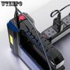 Солнечный перезаряжаемый USB мощный фонарик супер яркий светодиодный фонарик портативный прожектор дальний свет