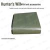 Hunter's Will 93 Style Cotton Cold-Proof Pole Tent 4.4x4.6m