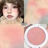 Monochrome Cute Blusher Peach Milk Pink Cream Natural Cheek Tint Brighten Waterproof Matte Face Contouring Blush Palette Makeup