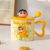 Милая кружка Crayon Shin Chan  Керамическая кружка высокого уровня внешнего вида для девочек  Офисная чашка для кофе, молока  Подарок на день рождения