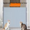 Automatic Retractable Pet Gate: Anti-Escape and Anti-Jump Barrier for Cats and Dogs