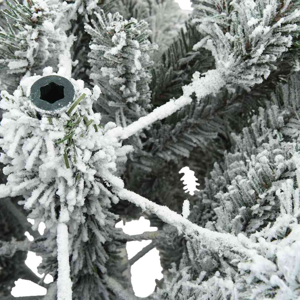 Artificial Hinged Christmas Tree Snow White 210 cm