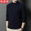 Men's 100% Wool Crew Neck Pullover Sweater