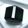 Lab-Created Brazilian Green Topaz 50.40 Ct Cube Cut   Loose Gemstone