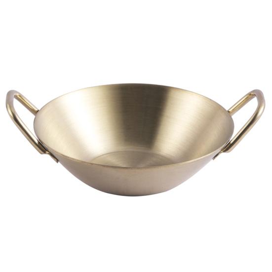 Блюдо для соуса Нержавеющее Устойчивое к падению антипригарное покрытие Зеркальная полировка Легко чистится Хранение Эргономичная ручка из нержавеющей стали