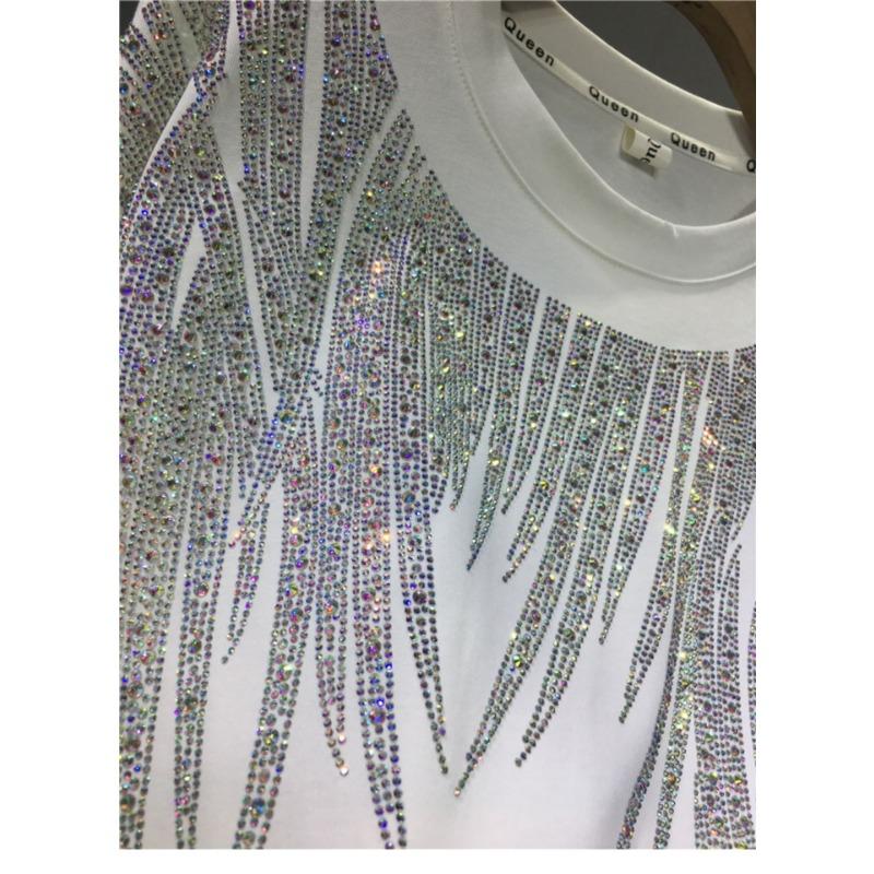 Летняя женская футболка больших размеров Tide, топы с короткими рукавами средней длины