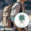 Богемный Стиль Бирюзовый Цветок Держатель для Ключей Брелок для Женской Сумки Зажим-Украшение Органайзер для Ключей Автомобиля Аксессуар Украшение