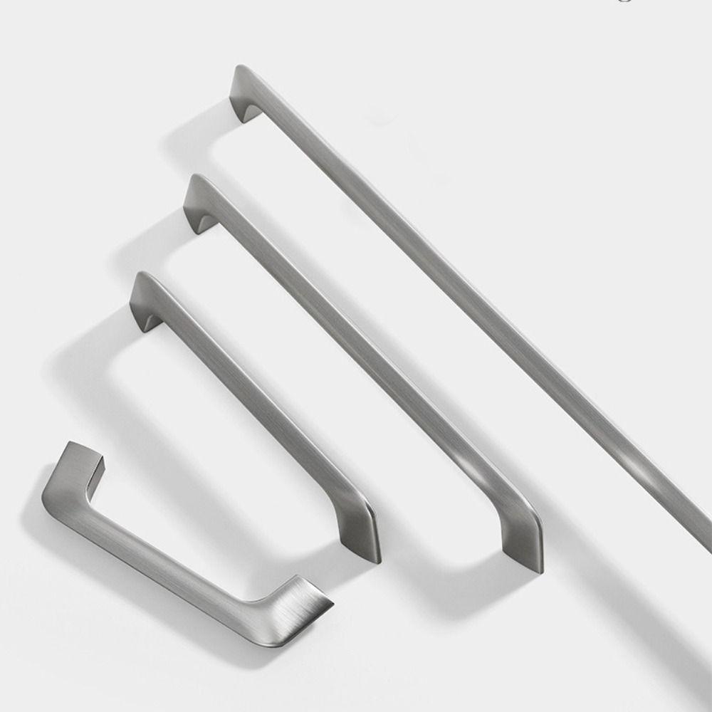 Brass Gold Finish Cabinet Door Handles Minimalist Design Kitchen Handles For Kitchen Cabinets