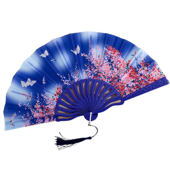 Складной вентилятор с глянцевой текстурой. Красивые различные стили. Гладкая поверхность. Тонкая работа. Украшение. Ткань Оксфорд. Ручной вентилятор в китайском стиле. Товары для дома.