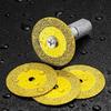 M10 Thread Diamond Cutting Disc Waterproof Mini Cutting Disc Durable Connecting Rod Adapter
