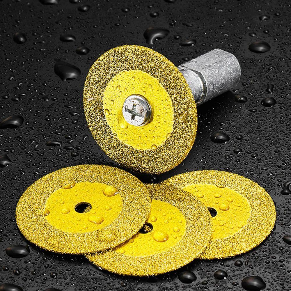 M10 Thread Diamond Cutting Disc Waterproof Mini Cutting Disc Durable Connecting Rod Adapter