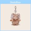 Otter Penguin Sheep Bear Plush Animal Keyring With Soft Fabric For Bag Charm And Key Holder