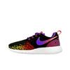 Roshe One Lace-Up Flat Round Toe Cushioning Non-Slip Wear-Resistant Low-Top Running Shoes Women Sneaker Black Purple 677784-003