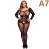 Oversize Women Mesh Hollow Sexy Bodystockings Large Plus Size See Through Erotic Open Crotchless Lingerie Bra Set XXXXL