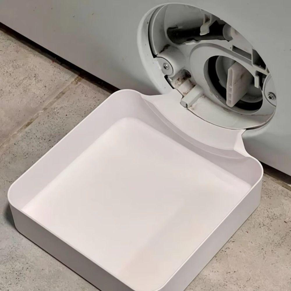 Water Collection Washing Machine Drain Pan Front Filter Drawer Tray For Cleaning