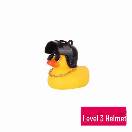 Милый мультяшный шлем-утенок с подсветкой для электромобилей