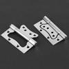 2Pcs Stainless Steel Home Wood Door Silent Hinge Hardware Accessories No Need of Slotting