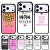 Лучшая мама никогда Чехол для телефона для iPhone 17 16 15 14 13 Pro Max Задняя крышка для 12 11 Pro Coque