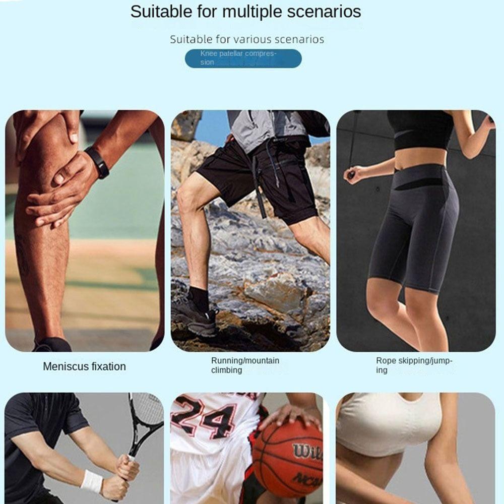 Защита для ног, спортивный наколенник, дышащая поддержка колена, спортивная экипировка, наколенник для мужчин и женщин