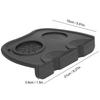Coffee Distributor Mat Silicone Tamper Pad Double Hole Non Slip Holder for Drink Making