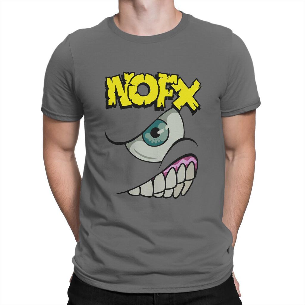 Мужская футболка NOFX 1994 Винтажная хлопковая футболка с коротким рукавом Альтернативная Поп-рок группа 80-х Футболки Топы с круглым вырезом Графические