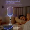 1/2 шт. Ракетка-убийца насекомых, перезаряжаемая электрическая мухобойка, 2 в 1, лампа-ловушка для комаров для дома, помещений, улицы, уничтожитель комаров