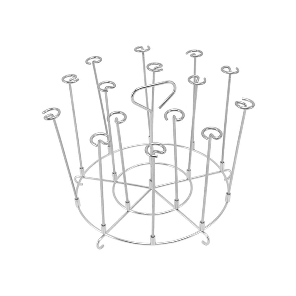 Skewer Stand Racks Stainless Steel Grilling Skewer Stand for Ninja Foodi Fryer 8QT