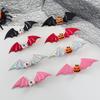 Halloween Hairpin Dark Style Bat Wings Pumpkin Eyeball Design Spoof Hair Clip Versatile Gothic Street Party Hair Accessory