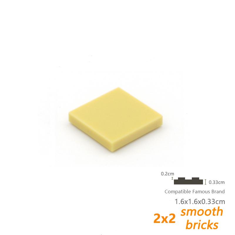 1000 шт. Конструктор Фигурка Кирпичики Керамическая Плитка 2x2 Образовательный Творческий Размер Совместимый с 3068 Игрушки для Детей